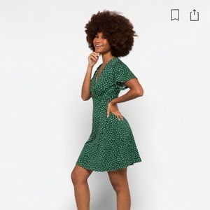 41 Hawthorn - stitch fix - Elisse knit surplus dress - nwt - medium